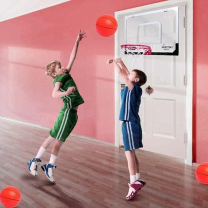 Upgrade Basketball Hoop Set for Kids-Extra Large 24''x 16''Pro Indoor Basketball Hoop for Door & Wall with 3 Balls, Complete Accessories, Basketball Toy Gift Perfect for Boys Girls Teens Adults - style: 24"x16" Basketball board