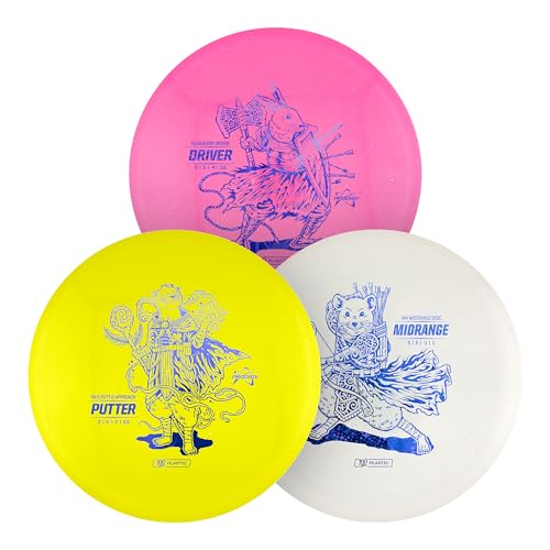 Prodigy 100 Series Disc Golf Set | 3 Piece Disc Golf Starter Set for Beginners | Includes Putter, Midrange, Driver | Perfect for Beginners | Lightweight, Easy to Throw | 159g & Under (Colors May Vary)