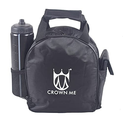 Disc Golf Set, Includes 1pc Bag with Water Bottle Pocket and Accessory Pocket, 2 Drivers, 2 Mid-Ranges, 2 Putters, 1 Mini Disc Marker and 1 Towel - color: Black