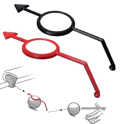 2Pack Billiards Aiming Trainer Billiards Accessories - color: black red