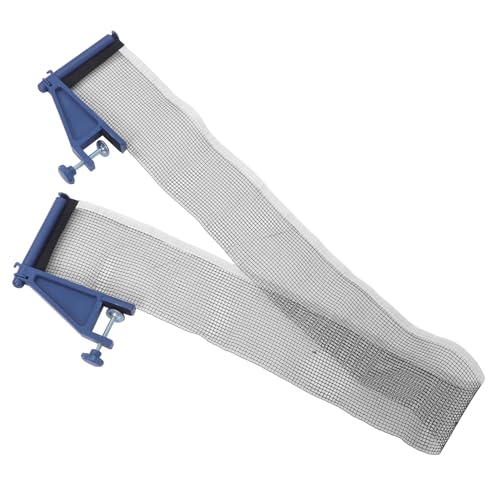 Portable Table Tennis Net and Post Set Thickened Mesh with Clamps for Indoor Outdoor Use Easy Installation Pingpong Barrier for Family Fun and Professional Training