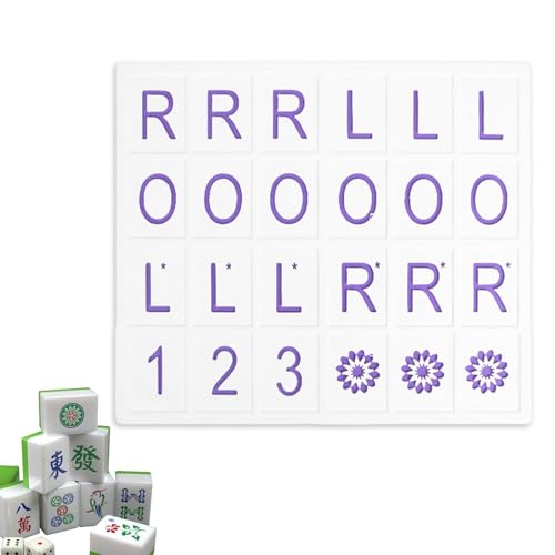 Mahjong Solo Practice Board - Solo Mahjong Board,18.5 * 16cm, Portable Tile Pattern Learning & Strategy Practice Boards for Beginners and Advanced Players - color: Purple