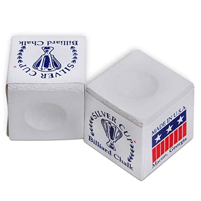 Silver Cup Chalk, White, 12-Piece Box