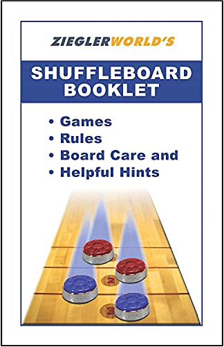 Zieglerworld Table Shuffleboard Bowling White Pins - Pinsetter - Rules Booklet - Score Chart - Carrier Bag & Wood Ball