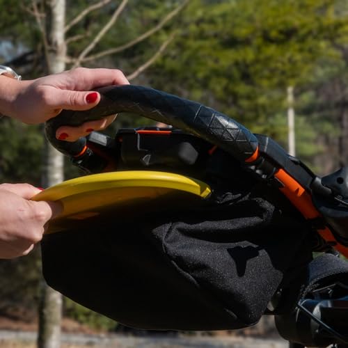 Bag Boy Quad Pro Disc Golf Cart - color: Orange/Black