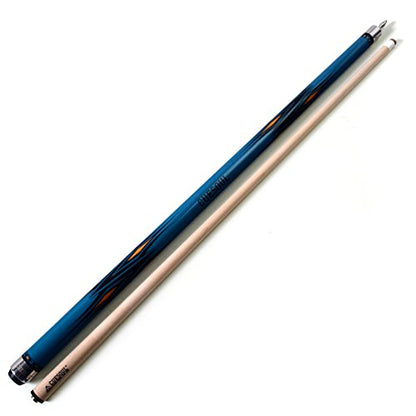CUESOUL SOOCOO Series 58" 19oz Maple Pool Cue - color: Blue, size: 11.5mm
