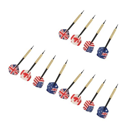 Soft Tip Professional Darts Set 12 Shafts 50 Tips for Electronic Board, Suitable for All Skill Levels, Safe Plastic and Adults
