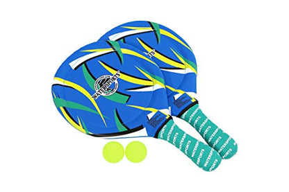 Water Sports Itza Masher Water Paddle and Ball Set of 2 - Water Resistant Outdoor Games - Family Friendly Pool Toys (Colors May Vary)
