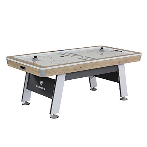 MD Sports Air Hockey Table with Arcade Electronic Scorer, Perfect for Family Game Rooms - style: 7' - Hinsdale