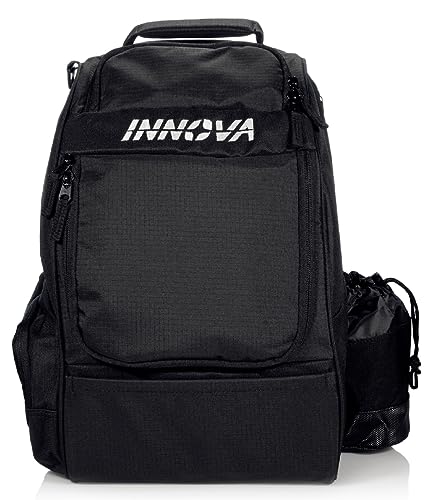 INNOVA Disc Golf 2019 Adventure Pack Backpack Disc Golf Bag - Black