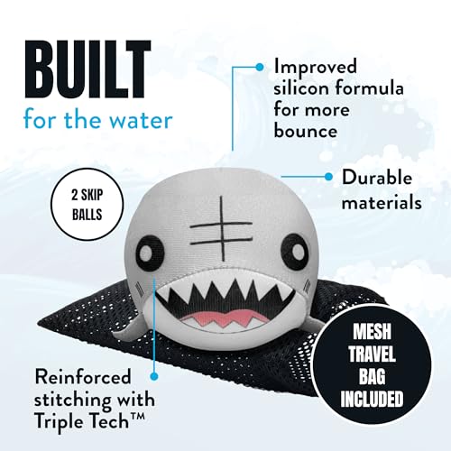 Activ Life The Ultimate Water Skip Balls, Water Bouncing Ball for Swimming Pool, Beach Toys for Friends, Family, Kids and Adults - style: Sharks