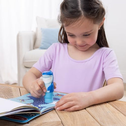 Melissa & Doug Sticker Wow!™ Shark Bundle: 24-Page Activity Pad, Sticker Stamper, 500 Stickers, Mini Pad, Arts and Crafts Fidget Toy Collectible Character - color: Shark, size: Bundle