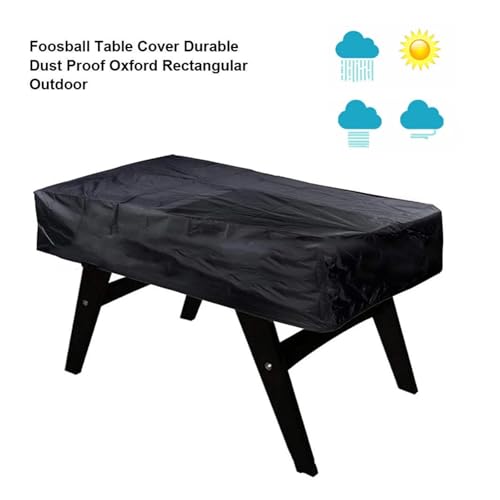 Protective Waterproof Foosball Table Cover for Indoor/Outdoor Use UV Resistant Fits Standard Sizes 163x115x48CM