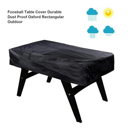 Foosball Table Cover Protective Waterproof Foosball Table Cover for Indoor/Outdoor Use UV Resistant Fits Standard Sizes 163x115x48CM