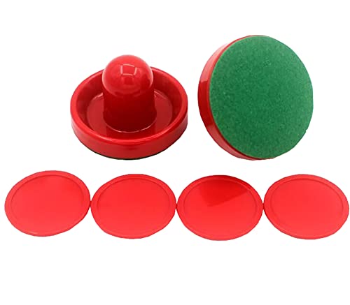 8 Pcs Air Air Hockey Paddle Pusher Puck Replacement Mini Slider Pusher Multi Game Table Replacement Accessories