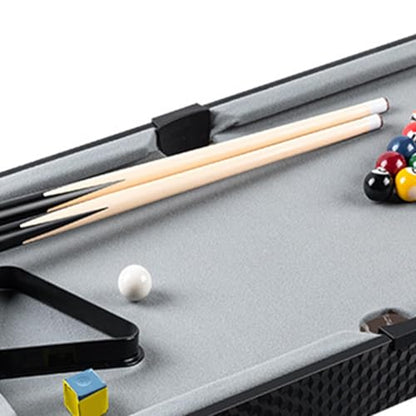 Mini Tabletop Pool Set Billiards Game Home Pool Cues Interaction Toy Desktop Snooker Table Indoor Game Toy for Travel Table, 81cmx40cmx15.5cm