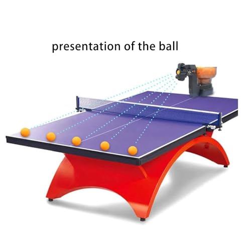 Ping Pong Robot Machine with 36 Different Spin Balls Table Tennis Robots Automatic Ball Machine for Training - color: Ping Pong Robot