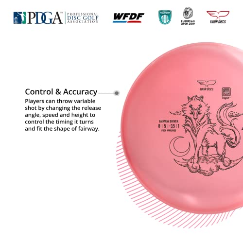 Yikun Professional Disc Golf GOU |Distance Driver |165-176g| Perfect for Outdoor Games and Competition