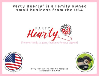 Party Hearty Pin the Pacifier on the Baby, Baby Shower Game - Pink Girl | 1 Large Poster, 56 Colorful Binky Stickers, 1 Blindfold & Double-Sided Tape - color: Girl Pink - Pin the Binky