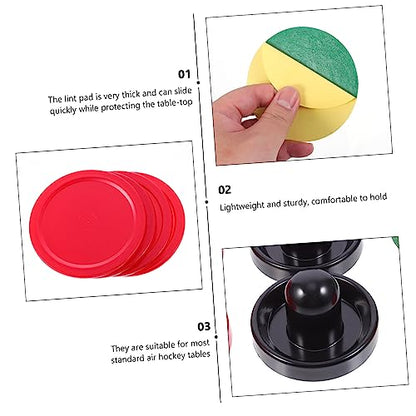 Abaodam Air Hockey Pusher and Puck Set 96mm Replacement Accessories for Air Hockey Tables Sturdy Plastic Strikers High Precision