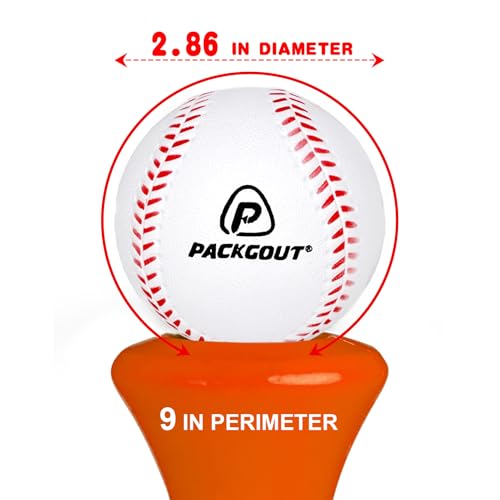 PACKGOUT Soft Foam Baseballs for Kids & Teenagers - Practice & Replacement Balls - color: White
