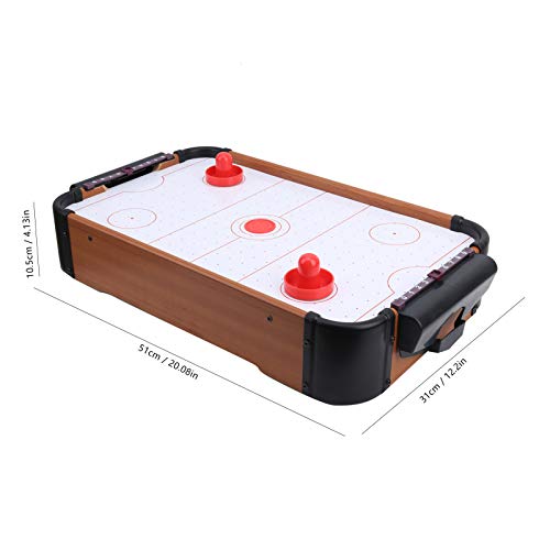 Air Hockey Table for Kids, Portable Air Hockey Game Toy Battery Powered Table Top Air Hockey, Easy to Assemble, Enhance Parent Child Affection and Enhance Friendship