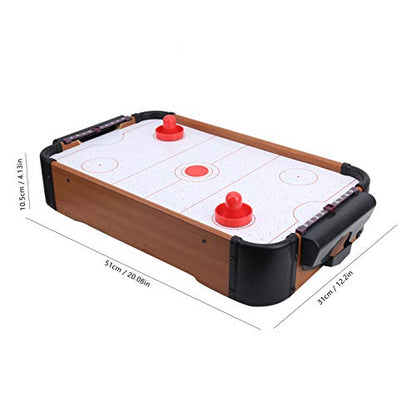Air Hockey Table for Kids, Portable Air Hockey Game Toy Battery Powered Table Top Air Hockey, Easy to Assemble, Enhance Parent Child Affection and Enhance Friendship