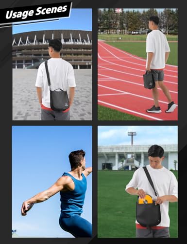 Throwing Discus Bag for Discus Discus case Throw Bag Discus Carrying Bag Black