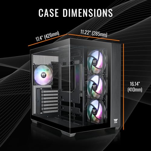 Thermaltake LCGS View u2880-380 Gaming Desktop (Intel® Core™ Ultra 9 285K, ToughRam 32GB DDR5 6400MT/s RGB Memory, NVIDIA® GeForce RTX™ 5080, 2TB NVMe M.2, WiFi, Windows 11) V38B-Z890-580-LCS - size: 285K, style: 5080