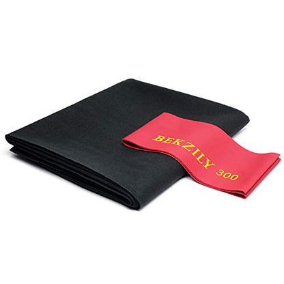 300 Pool Table Cloth Set 9 ft - color: Black, size: 8ft