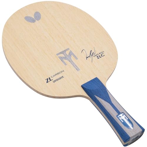 Butterfly Timo Boll ZLC Blade Table Tennis Blade - Professional ZL Carbon Fiber Blade - Available in an, FL, and ST Handle Styles - Made in Japan