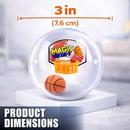 Liberty Imports 12 Pack Mini Basketball Electronic Handheld Shoot & Score Hoop Game with LED Lights & Sounds, Bulk Toys Birthday Party Favors Prizes for Kids, Adults