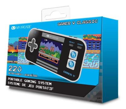 My Arcade Gamer V Classic-Blue: 220 Preloaded Games, Fun for the Family - style: Gamer V Classic-Blue
