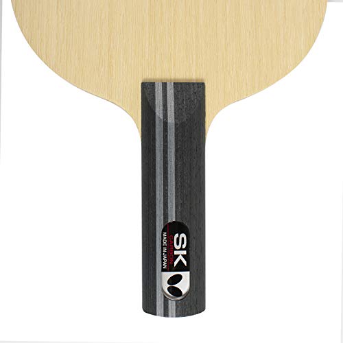 Butterfly SK Carbon Table Tennis Blade - TAMCA 5000 Carbon Fiber Blade - Professional Butterfly Table Tennis Blade - Available in FL and ST Shakehand Handle Styles - Made in Japan - style: Straight