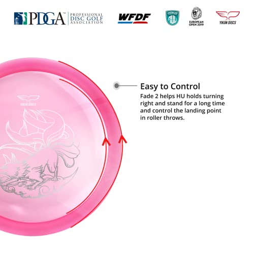 Yikun Disc Golf Driver | Professional PDGA Approved Discs Golf|Distance Driver | 165-175g | Fairway Golf Disc Perfect for Outdoor Games and Competition - color: pink