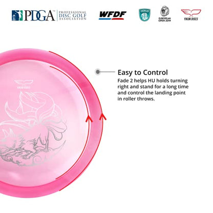 Yikun Disc Golf Driver | Professional PDGA Approved Discs Golf|Distance Driver | 165-175g | Fairway Golf Disc Perfect for Outdoor Games and Competition - color: pink