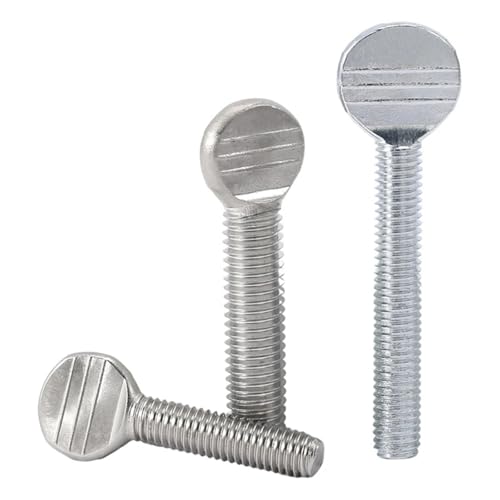 5Pcs 5/16-18x25mm Hand-Tighten Table Tennis Racket Thumb Screws M4-M10 1/4-20 5/16-18 UNC for Sports Equipment SUS304 Stainless Steel - style: 5/16-18x25mm(5Pcs)