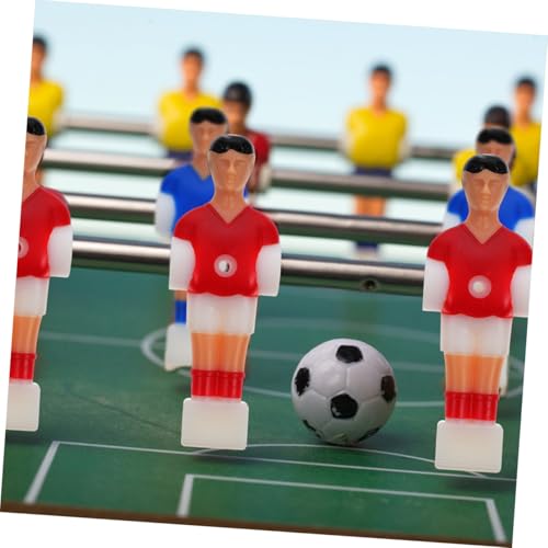 8pcs Foosball Figures Replacement Parts Table Soccer Players Resin Football Men for Standard Rods Red Blue