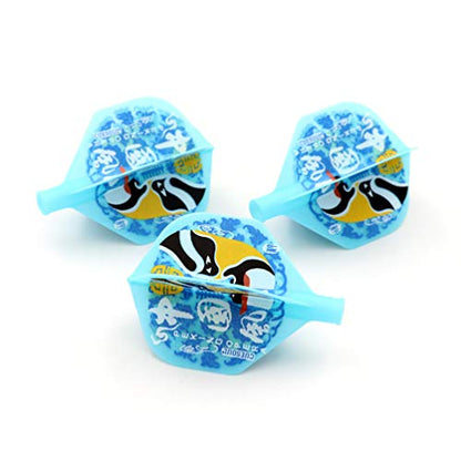 CUESOUL TERO AK4 Dart Flights Standard Shape,Peking Opera Design,Set of 3 pcs - color: Blue