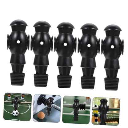 Zerodeko 5Pcs Tournament Style Foosball Player Replacement for Table Football Machines Construction Soccer Machine Accessories Compatible with Standard Foosball Rods