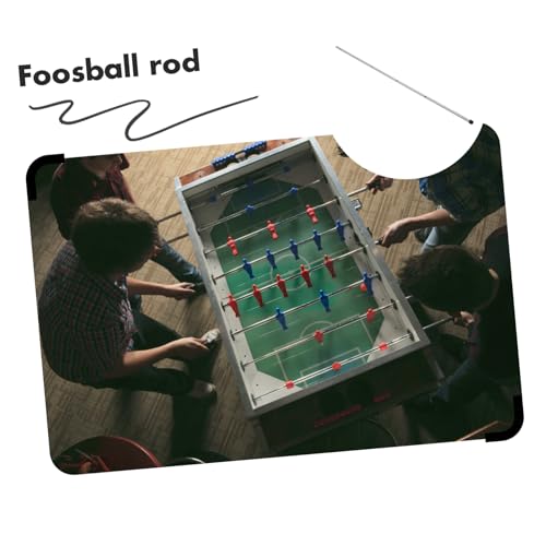 UPKOCH Foosball Table Rod Replacement Heavy Duty Foosball Pole for Desk Soccer Easy Install