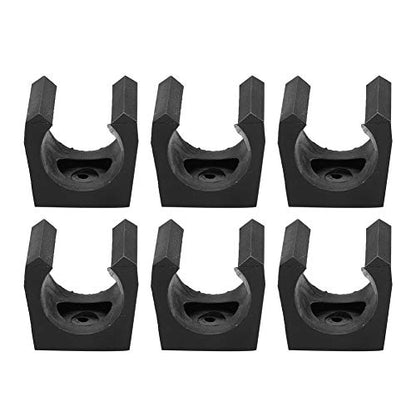 Billiard Cue Clip for Exhibition, Billiards Cue Clip Holders, 6Pcs Plastic Billiards Pool Single Holder Mini Rod Organizer Carrier Accessory