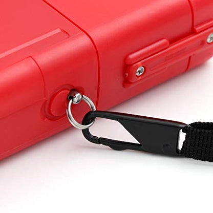 CUESOUL ANTIE Hard Dart Case, Holds 6 Steel/Soft Tip Darts & Extra Tips, Shafts & Flights, Durable Use - color: Solid Red