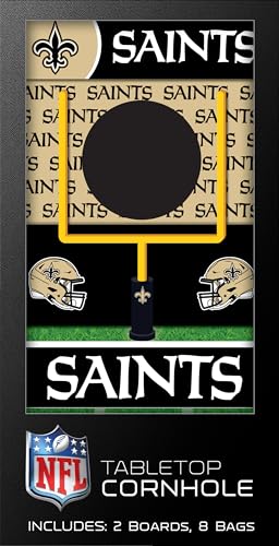 MasterPieces Officially Licensed NFL Tabletop Cornhole for Adults - style: New Orleans Saints