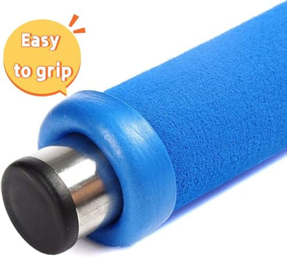 Kikeep Track and Field Relay Batons Sticks Assorted Color Relay Running Race Batons Sticks Foam Relay Running Baton 5 Pack Track & Field Sticks