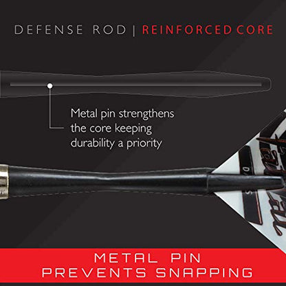 Viper Defender II Backboard & Sisal/Bristle Steel Tip Dartboard Bundle - style: Premium