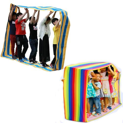 2-Pack Family Teamwork Mats (19.68ft/26.24ft) - Oxford Fabric for Backyard Activity, School Carnivals & Neighborhood Playdates(6M/19.68ft) - size: 6M/19.68ft