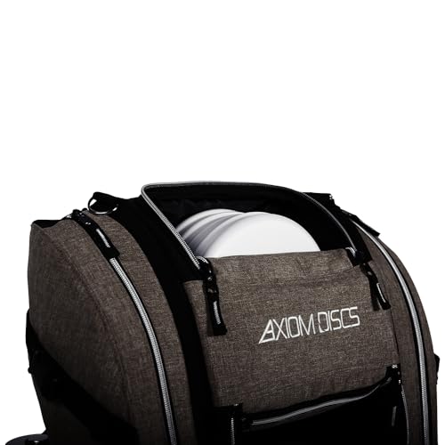 Axiom Discs Voyager Lite Backpack Disc Golf Bag (Choose Your Favorite Color) - color: Heather Gray, style: V2
