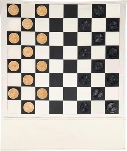 Pacific Shore Games Cloth Rollup Travel Chess, Checkers and Backgammon Game Set