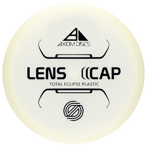 Axiom Discs Total Eclipse Glow 2.0 Lens Cap Simon Lizotte Edition Disc Golf Mini Disc (Colors May Vary)